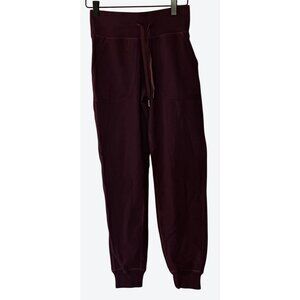 Lululemon Women's Size 2 Plum Mid-Rise Cotton Blend Joggers 25" x 27"